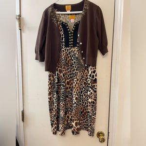 Ruby Rd 2 Piece Women’s Dress. Size- XL